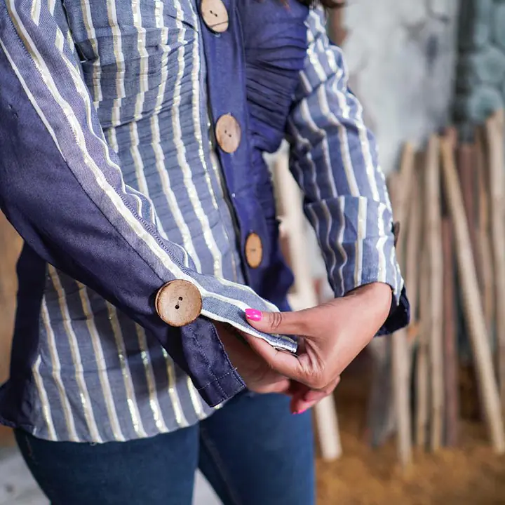 ​Indigo Stripe Harmony Top - Master