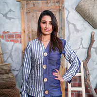 ​Indigo Stripe Harmony Top - Master