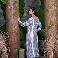 Serenity Stripes Midi Dress - Master